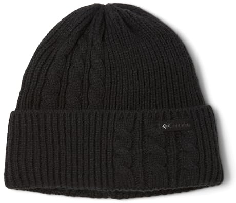 Columbia Agate Pass Cable Knit Beanie Berretto, Nero, Taglia Unica Donna