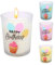 Bolosa Duftkerzen im Glas Sandelholz Geburtstagskerzen, Duftkerze Happy Birthday, Geburtstagsgeschenk für Mann, Kerze mit Spruch, 150g Duftkerzen Geburtstag, Geschenk Geburtstag Mann