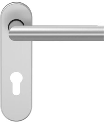 ECO-Schulte OGL K130 D310 - Juego de cambio de placa larga (9 mm, FS Al PZ, 72 mm, rodamientos deslizantes sin mantenimiento, grosor de la puerta: 40-60 mm, 13 x 4,5 x 17 cm)