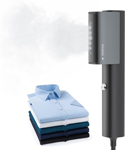 Hoofun Ferro da Stiro Verticale: Stiratore Verticale da Portatile, 15s Rapido Riscaldamento Ferro da Stiro Da Viaggio, Stirella Verticale Potente da 800w, per Viaggi Ufficio