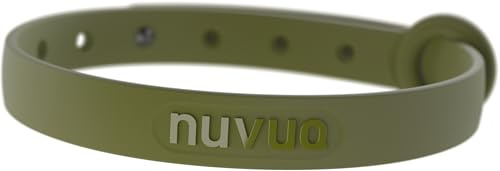 Breakaway Cat Collar - Soft, Comfortable, and Lightweight Safety Buckle Collar with Name Tag Ring for Outdoor Cats and Sensitive Skin Kittens by Nuvuq (6 â
to 10 Œ, Green)