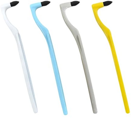 4 Pezzi Rimozione Tartaro Denti, Smacchiatore Denti Professionale,Tooth Stain Eraser,Utilizzato per rimuovere la placca dentale da caffè, tè, tabacco e bevande di cola(4 Colori)