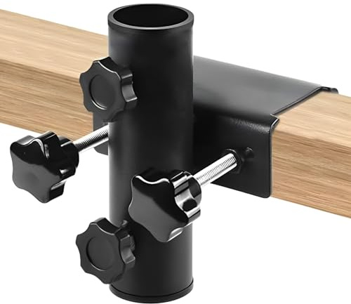 SI SEN Sonnenschirmhalter Balkongeländer,Sonnenschirm Halterung Balkon, Sonnenschirm Balkon Halterung für Sonnenschirme Balkon Terrass Gartenzäune