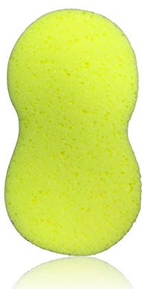 Allzweckschwamm für Pferde – Pferdeschwamm zur Reinigung, Pferdepflege, Stall und Haushalt – antibakteriell, dauerelastisch, langlebig (gelb)