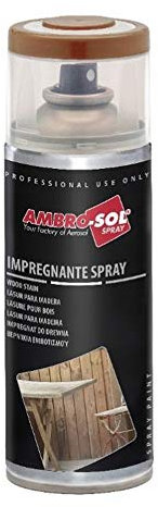 AMBRO-SOL, Pintura Spray Lasur para Madera, Color Transparente, 400 ml