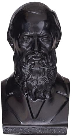 danila-souvenirs Busto Estatua Escultura de Piedra del Escritor Ruso Fiodor Dostoyevski 14 cm