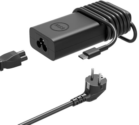 SLRIOYS 65W USB-C Cargador Compatible con DELL Inspiron 5482 5582 7390 7440, Pro 13 14 16, XPS 13 12 14, Chromebook 3100 5190, Latitude 7400 7410 7440 7320 3410 3420 5430 5420 9420 Laptop Cargador