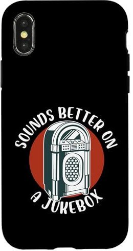 Suona meglio su un jukebox Karaoke Music 80's Disco Custodia per iPhone X/XS