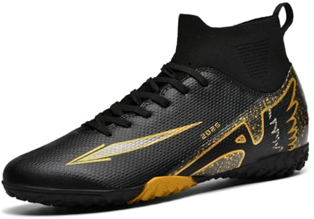 Football Boots Mens Astro Turf Football Boots Boy's High Top Athletic Football Trainers Indoor Soccer Sneakers Shoes