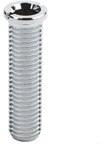 Zilimontt 50mm Brass Sink Strainer Screw Bolt for for Kitchen or Bath Waste Basket Strainer, Threaded Connector with Slotted Head for for Easy Installation, Resistant