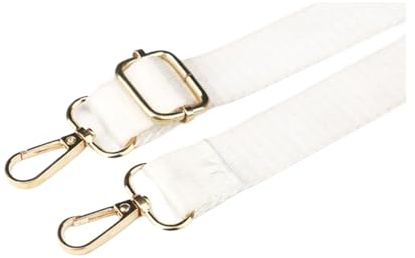 Axelväska 2 st 1,3 m lång rem mode bred ersättning för väskor väska för dam nylon messenger tillbehör (TypeA-vit-null)