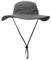 WANYING Damen Herren Outdoor Bucket Hut Fischer Hut Buschhut Atmungsaktiv Schnelltrocknend Sonnenschutz - für Kopfumfang 60-63 cm Dunkelgrau