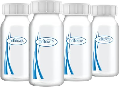 Dr. Brown's Breastmilk Storage and Collection Bottles - 4 Oz (paquete de 4)