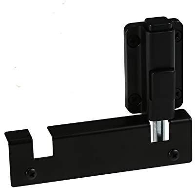 House Guard Sliding Glass Door Locks Upgraded Version Complete Footlock Kit Suitable for Sliding Doors and Windows 100,000 Times of Lock Body Opening and Closing Detection(Black)