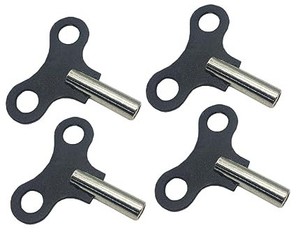 DOITOOL 4stücke Holzuhr-schlüssel Metall Uhr-schlüssel Holz Uhr-Werkzeuge Wickel-Reparatur-Werkzeug Reparaturwerkzeug Für Uhr Uhren-schlüssel Holzuhr-schlüssel