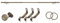 Curtain Poles 120cm to 300cm Antique Brass Extendable Curtains Pole Set 25mm (1) Diameter Curtain Rod With Cap finials brackets rings 48 to 120