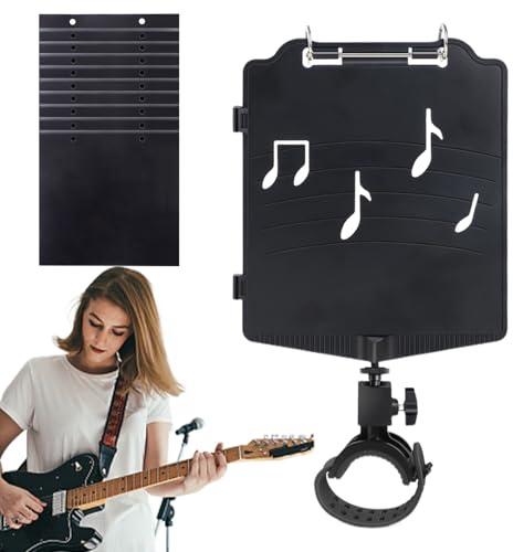 Atril Para Partituras De Música,Soporte Portátil Estable De Gran Capacidad Y Alta Resistencia,Soporte Para Lira Musical De Trompeta - Para Piano Ukulele Guitarra Trompeta Clarinete Tambor Bajo