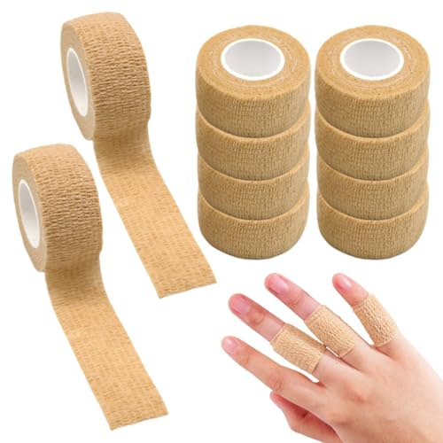 WUFKOP 10 Self Adhesive Finger Patch, Protezione Dita e Piedi con Nastro per Dita a Pelle, Cerotti Impermeabili ed Elastici per Mani e Piedi, Sport, Casa
