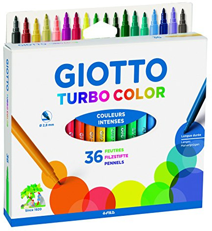 Giotto 0726 00 Turbo Color pennarelli, Vari