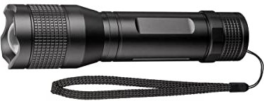 goobay 44559 LED Taschenlampe Super Bright 1500 ideal für Arbeit, Freizeit, Sport, Camping, Angeln, Jagd und Pannenhilfe, 1500 Lumen, Leuchtweite bis 300m