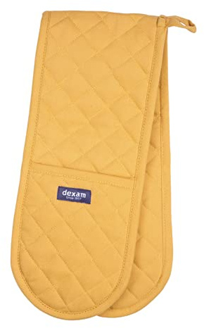 Love Colour Double Oven Gloves, Ochre