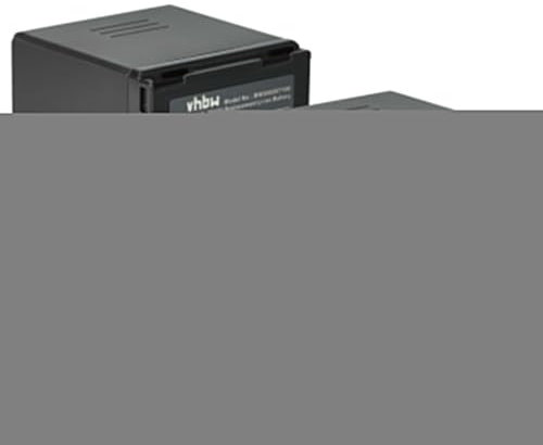 2 x vhbw Set batería 1500mAh para videocámara Panasonic VDR-D100, VDR-D150, VDR-D160, VDR-D220, VDR-D250, VDR-D300, VDR-D310, VDR-M30, VDR-M50