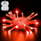 cshare Battery Fairy Lights, 3M 30 LED Fairy Lights Battery Operated with Timer, IP65 Waterproof String Lights for Jar Garden Camping Christmas Indoor Outdoor Decorations, Red