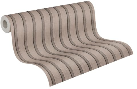 A.S. Création non-woven tapet med trälook i beige, brunt, grått – dekorativ designtapet 10,05 x 0,53 m – 790411