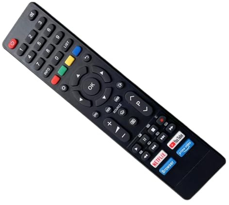 TNNBNT Control Remoto de Repuesto for televisores BAUHN ATV40FHDS-0720 ATV32HDS-1020 ATV40FHDS-0320 ATV32HDS-0420 Smart 4K UHD LCD HDTV.