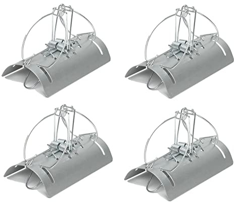 Trappola a Tunnel per Talpe e Arvicole – Trappola Professionale in Metallo Zincato, Riutilizzabile ed Ecologica (1) (4)