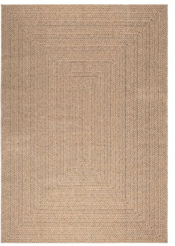 vidaXL Teppich 160x230 cm Jute-Optik Innen und Außen