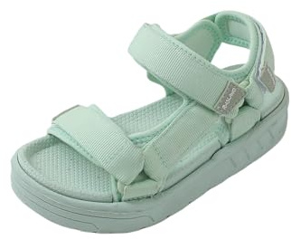 R-ISLAND Sandalias deportivas para niños unisex, ligeras, cómodas e impermeables, de punta abierta, ideales para verano, deporte y senderismo.(Verde 31)