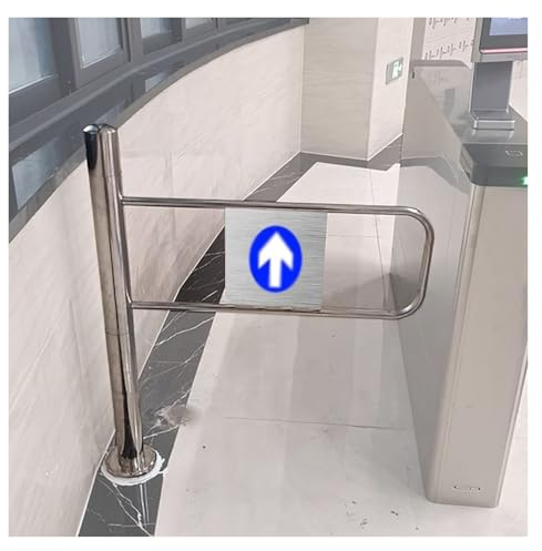 Puerta automática de seguridad unidireccional con control de acceso para empleados, fábricas, parques, dispositivo de entrada/salida manual, 100 cm de ancho, duradera y fiable