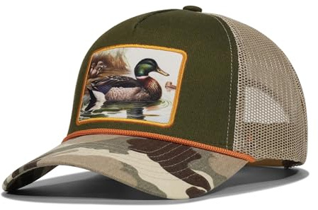 Duck Hunting Camo Hat for Men Women,Duck Hunting Gifts Gear Accesories for Adults, Camo