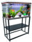 CStern Aquariumständer,Metall Aquarienschrank,Aquarium Unterschrank,Aquarium Tisch Mit Stauraum,unterschrank aquarium,92*74*46cm,Schwarz