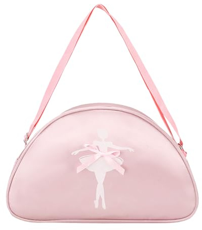 CHUNLINLAODA Borsa Danza Bambina Borsa da Ballo per Ragazze Sportiva Zaino Ballerina zaino per ragazze Danza Classica Borsas da Bagno Borsa zaino per danzas classica (rosa)