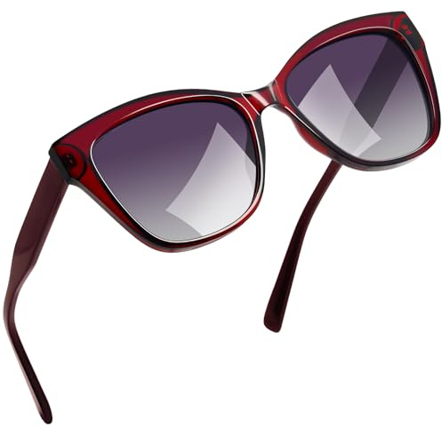 Joopin Gafas de Sol Mujer Polarizadas de Acetato TR90 Ojos de Gato Retro