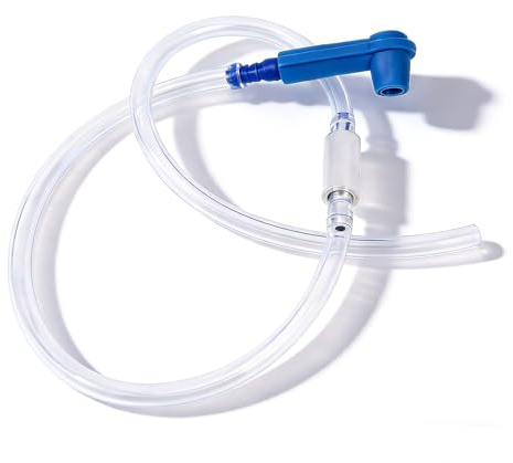 Fukaisu Universal Brake Bleeder Hose Kit Practical One-Man Bleeding Hose | Durable Clutch Bleed Tube with One Way Check Valve, Brake Fluid Pressure System Tools for Cars, Motorbikes, and Motorcycles