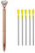 MengRan Pen +5 Refills Rose Gold Pen with Big Diamond/Crystal -Metal Ballpoint Pen (Rose Gold)