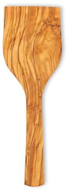 Justa la Fusta | Pala Extra Ancha De Madera De Olivo | 27,5x8,5 cm | Hecha Artesanalmente en España | Utensilios De Cocina | Espatula Cocina Para Servir | Espátulas De Cocina Para Todo Tipo Sartenes