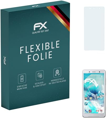 atFoliX Schutzfolie kompatibel mit Sony Xperia XZ2 Compact Folie, ultraklare und flexible FX Displayschutzfolie (3X)