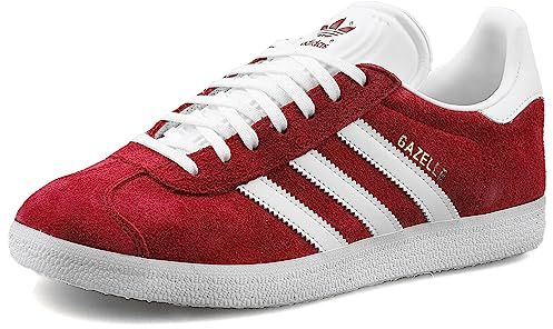 adidas Herren Gazelle Fitnessschuhe, Rot (Buruni/Ftwbla/Dormet 000), 44 2/3 EU