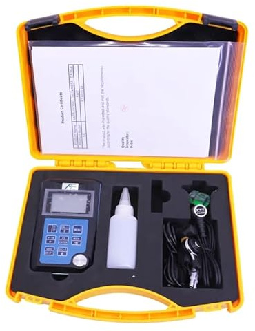 RaeSung SW7 Portable Through Paint Coating Ultrasonic Thickness Gauge with 509 to 18699m/s Sound Velocity Thickness