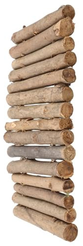 SEWOART Machen Sie Ihr Reptilien-Terrarium Zum Blickfang Versteck Aus Holzstäben Höhlendekor Gemütlicher Und Sicherer Lebensraum