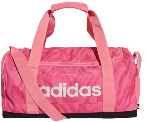 adidas Herren Damen Sporttasche Umhängetasche Linear Graphics Duffle S, Farbe:Pink, Artikel:-multicolor/white