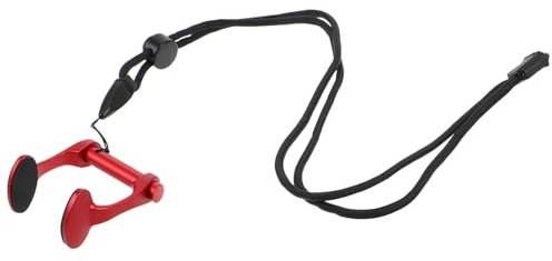 Sosoport Tappi Nasali per Nuoto in Metallo Cordino Clip Antiruggine per Protezione Nasale da Immersioni Snorkeling e Nuoto
