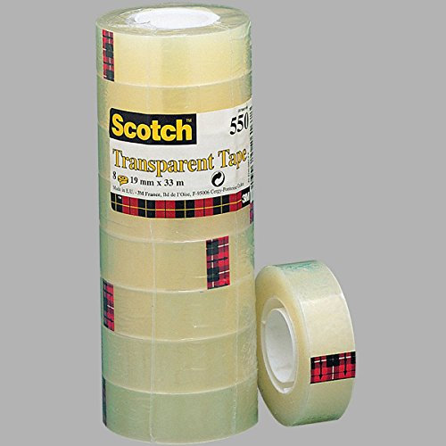 Scotch Klebefilm 550, transparent, 19 mm x 33 m 3134375261678