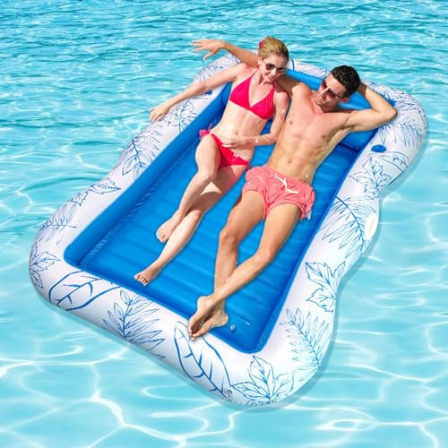 Flotteur de Piscine Gonflable,Matelas Gonflable Piscine 230x150cm,Bouee Piscine Adulte,Matelas Piscine,Accessoire Piscine XL,Bouées et Matelas Gonflables,pour Partie,Plage,Lac