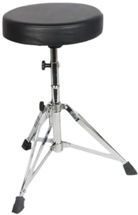 Luwecf Taburete de Batería, Trono de Batería, Silla de Batería Resistente Y Ajustable en Altura, Taburete de Batería con Asiento Acolchado para Músicos.