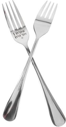 Alipis 2pezzi Forchette in Acciaio Per Dessert Forchette Da Incisione Forchettine Da in Acciaio Inossidabile